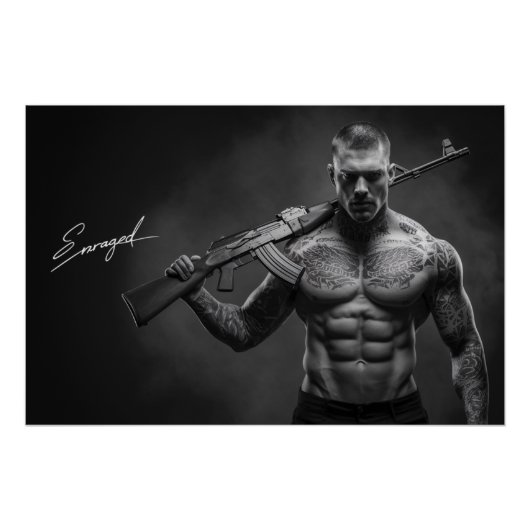 Poster Mann Enraged 10 (Vorderseite)