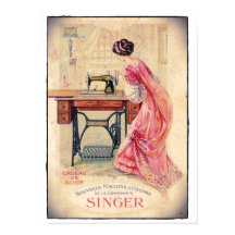 POSTER ‚MÁQUINA DE COSTURA‘