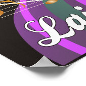 Poster Mardi Gras Maske The Queen II (Ecke)