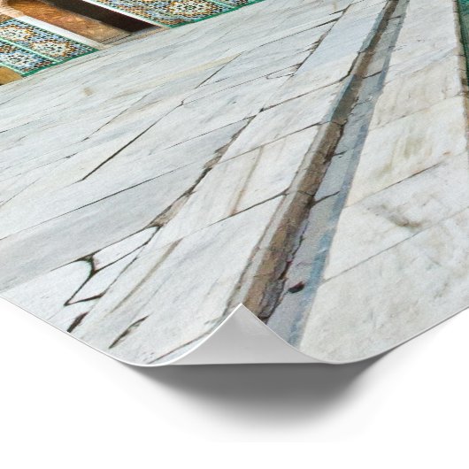 Poster - marokkanische Architektur (Ecke)