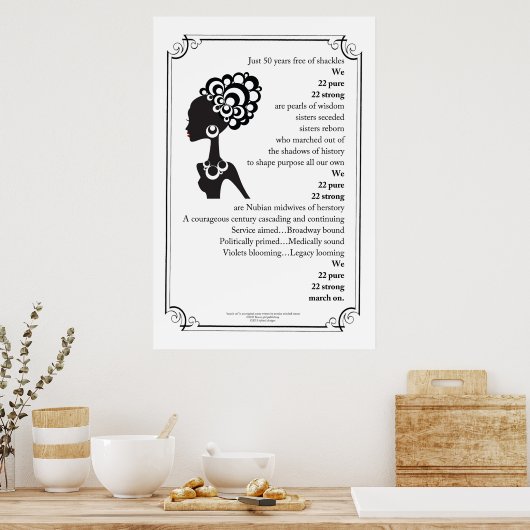 Poster "März On" (Küche)