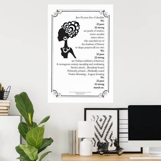 Poster "März On" (Heimbüro)