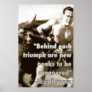 Poster Mas Oyama Bull