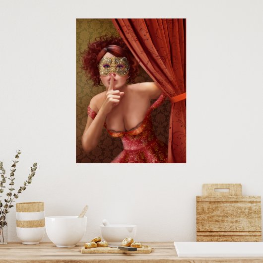 Poster "Masquerade" (Küche)