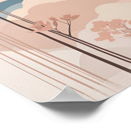 Poster Matt Mural Oil (Ecke)