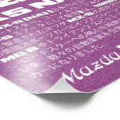 Poster Mazda Miata MX5 (Ecke)