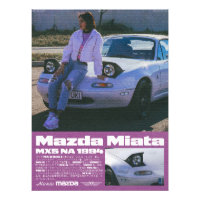 Poster Mazda Miata MX5
