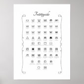 Poster med tvättråd (Vorne)