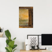 Poster - Meerblick Acryl auf Holzmalerei - Rechts (Heimbüro)
