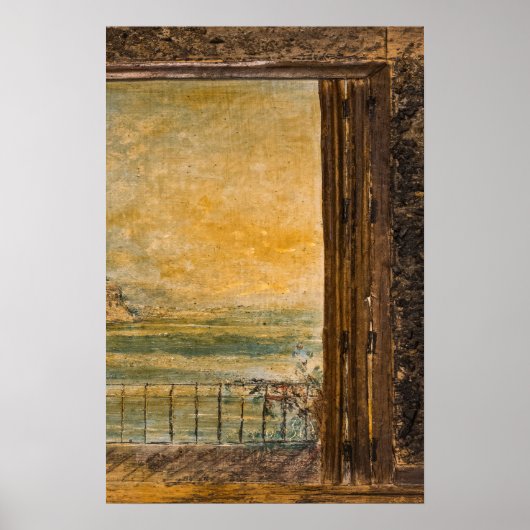 Poster - Meerblick Acryl auf Holzmalerei - Rechts (Vorne)