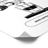 Poster Mehr Espresso weniger Depresso (Ecke)