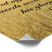 Poster Mein Gott wird geben (Ecke)