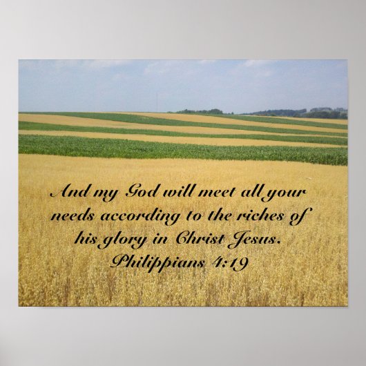 Poster Mein Gott wird geben (Vorne)