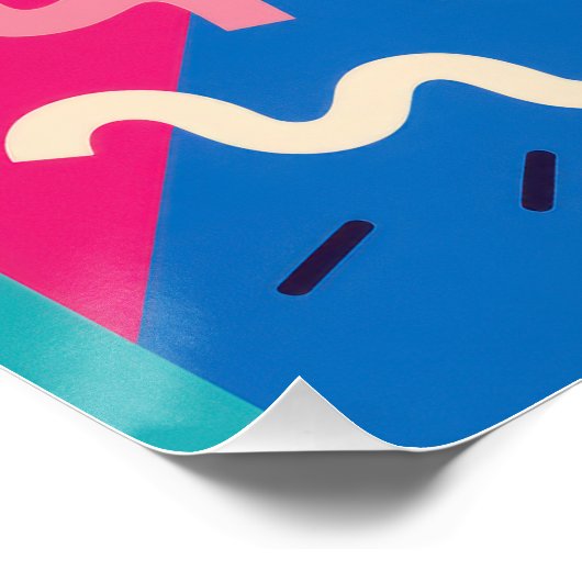 Poster Memphis Pop: BREAKFAST (Ecke)