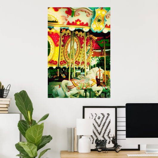 Poster "Merry Go Round" (Heimbüro)