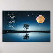 Poster met gedicht van Rumi (Vorne)