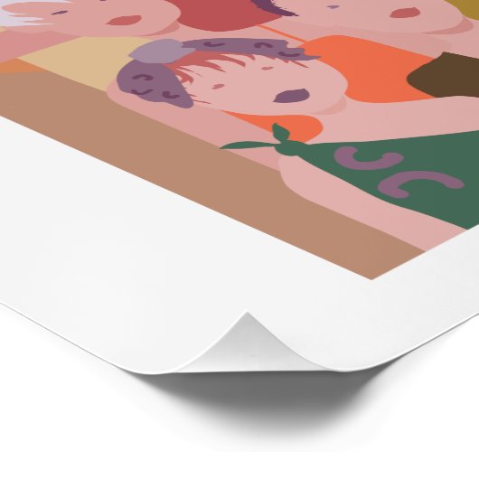 poster met groep mensen (Ecke)