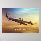 Poster MH-60K Schwarzer Falken (Vorne)