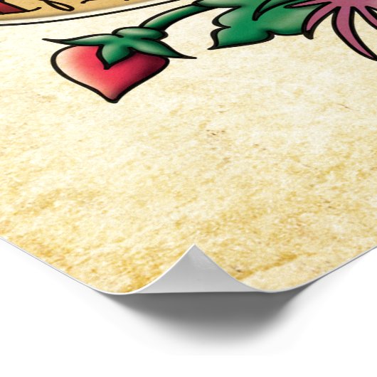 Poster "Mi Corazon" (Ecke)