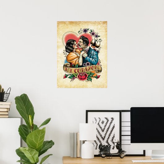 Poster "Mi Corazon" (Heimbüro)