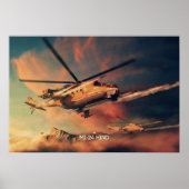 Poster Mil Mi-24 Hind (Vorne)