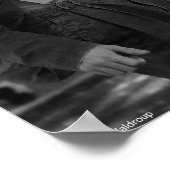 Poster "Mimes in Plaza" von Rick Waldroup (Ecke)