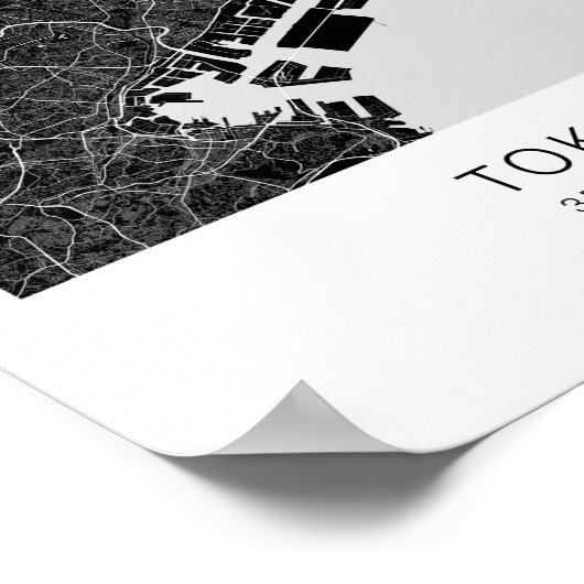 Poster minimalistischer Skandinavier (Ecke)