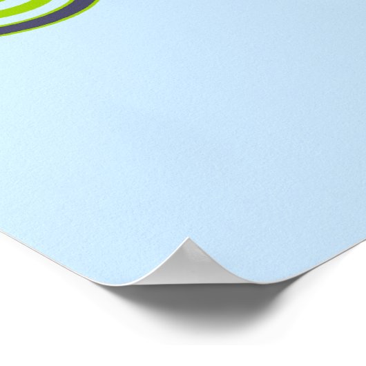 Poster "Mister E" (Ecke)