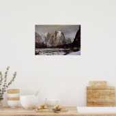 Poster mit Albert Bierstadt Malerei (Küche)
