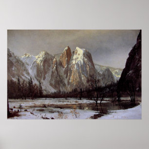 Poster mit Albert Bierstadt Malerei