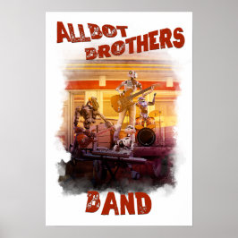Poster mit Allbot Brothers Band aus BSR