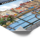 Poster mit Amsterdam (Ecke)