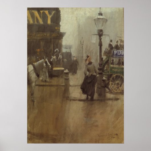 Poster mit Anders Zorn-Malerei (Vorne)