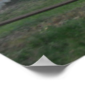 Poster mit Basset Hound Besuch schöne Kirche (Ecke)