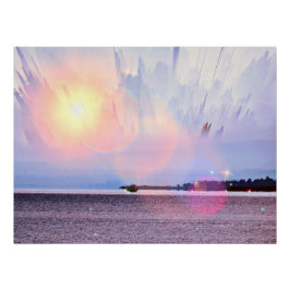 Poster mit beeindruckendem Meerblick