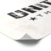 Poster mit Cooler Fußball-Printwerbung (Ecke)