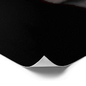 Poster mit Cooler Girl Print Version 2 (Ecke)