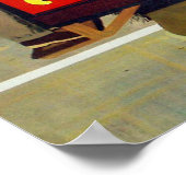Poster mit Cooler San Francisco Print (Ecke)