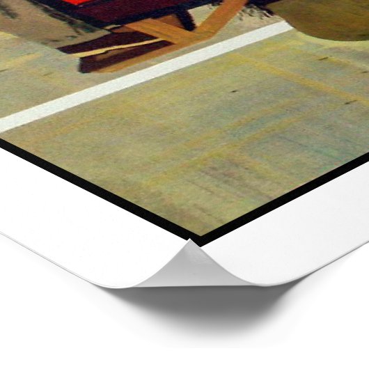 Poster mit Cooler San Francisco Print (Ecke)