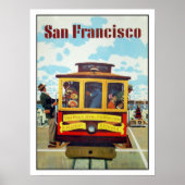 Poster mit Cooler San Francisco Print (Vorne)