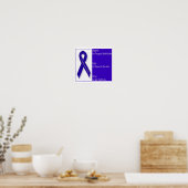 Poster mit dem Indigo Ribbon Logo (Küche)