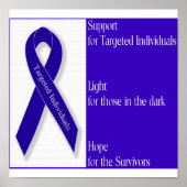 Poster mit dem Indigo Ribbon Logo (Vorne)