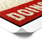 Poster mit dem Patriotischen Motiv aus dem Zweiten (Ecke)