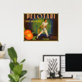 Poster mit dem spanischen Kastenschild Print for O (Heimbüro)