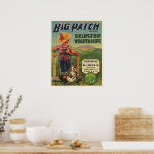 Poster mit dem Vintagen Gütesiegel "Country Boy an (Küche)