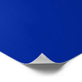 Poster mit der Flagge Frankreichs (Ecke)