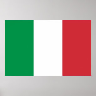 Italien Flagge Poster & Kunstdrucke