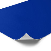 Poster mit der Flagge Kroatiens (Ecke)