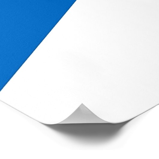 Poster mit der Flagge Schottlands (Ecke)