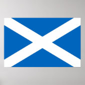 Poster mit der Flagge Schottlands (Vorne)